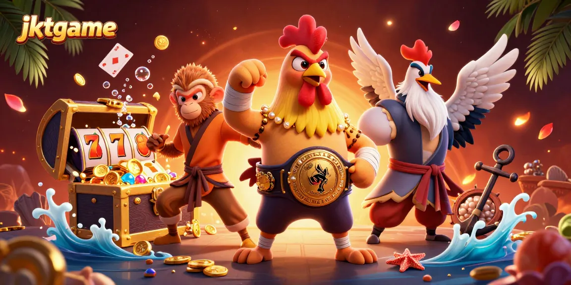 Terlibat dengan aksi slot yang mendebarkan di jktgame yang menampilkan simbol-simbol yang cerah dan karakter dinamis.