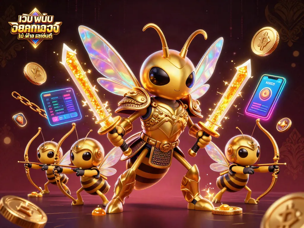 เล่นเกมพนันด้วยเว็บ พนัน ออนไลน์ เว็บ ตรง ไม่ ผ่าน เอเย่นต์ พร้อมสัญลักษณ์และรายละเอียดสีสันสดใส