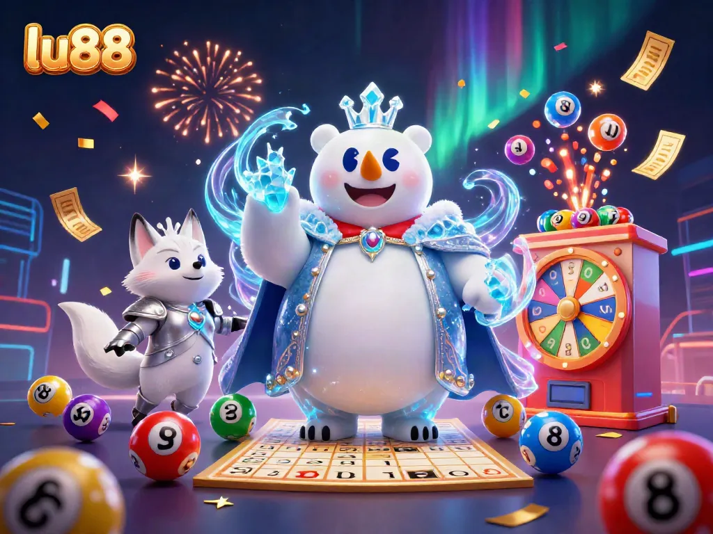 Engage with exciting lottery gameplay at lu88, highlighting vibrant lottery elements and dynamic energy.
