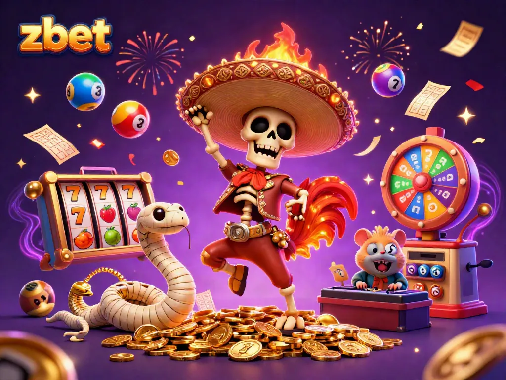 Experience zbet's thrilling casino adventures with our animated characters and vibrant gaming elements.