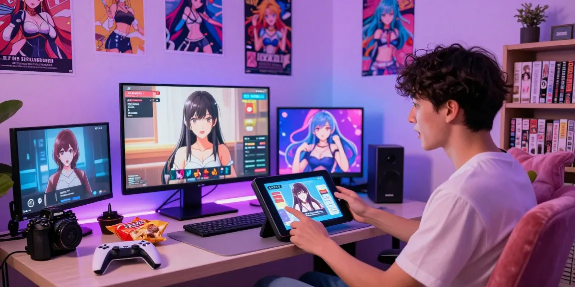 Engaging character interactions in a vibrant hentai chat AI environment, showcasing animated characters and user interaction.