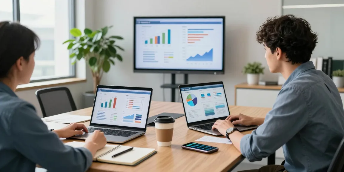 Comparative analysis of EE vs Three business plans in a professional office setting highlighting data-driven decision-making.