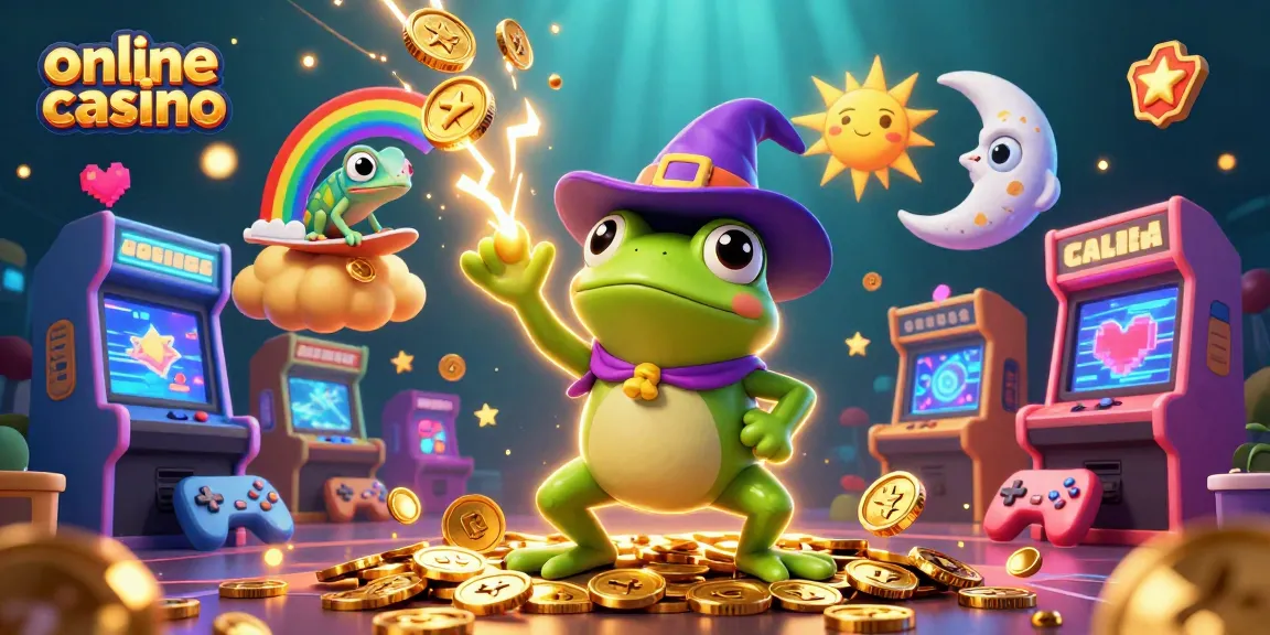 Experience the thrill of online casino action with vibrant characters and dynamic gaming elements.
