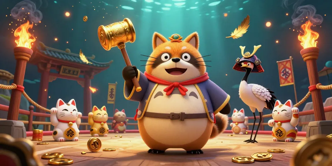 Tài xỉu sunwin gaming scene with colorful characters and dynamic casino elements in action.