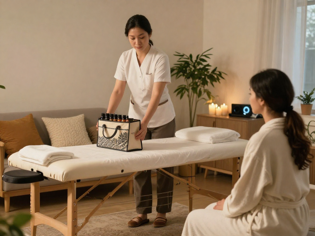 Experience premium 안산출장마사지 in a serene home environment with professional therapists