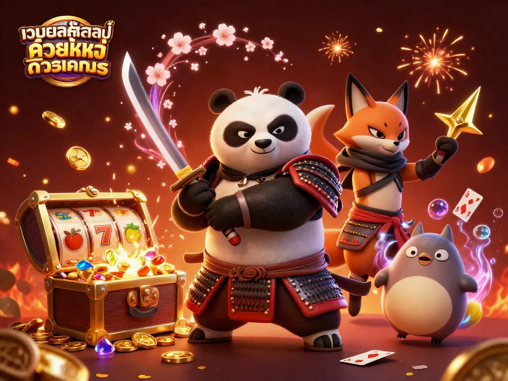 เว็บสล็อตเว็บตรง ค่ายใหญ่ ต่างประเทศ ถูกสร้างให้อยู่ในภาพการ์ตูนที่มีมังกรและทองคำ
