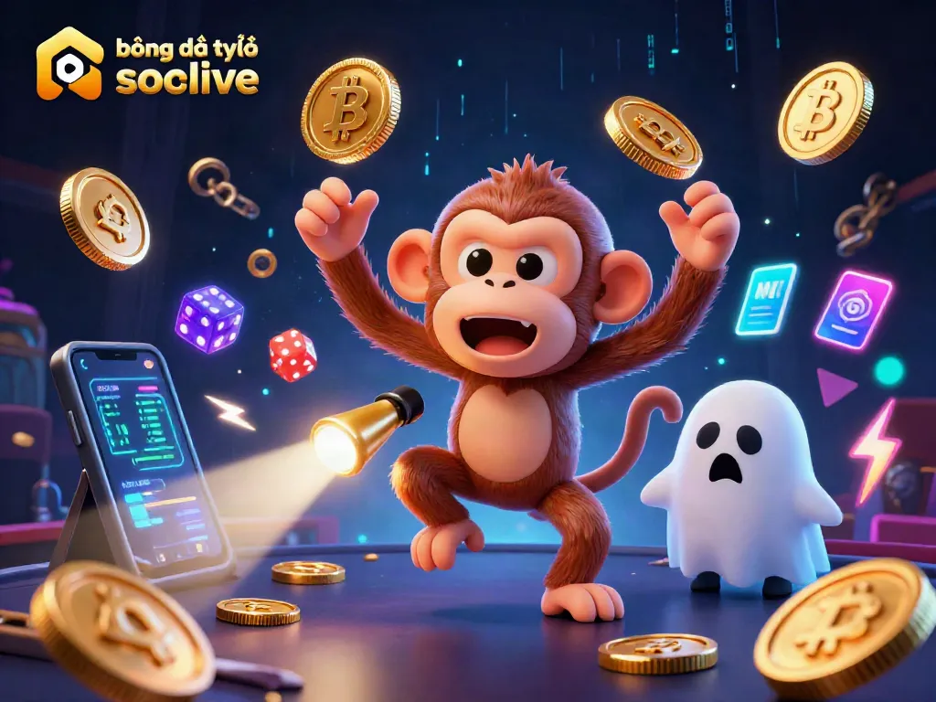 Experience bóng đá trực tiếp socolive with exciting visuals and engaging gameplay elements in this dynamic illustration.