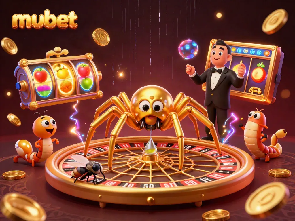 Spin on mupbet’s golden roulette web while placing bets among exhilarating casino elements.