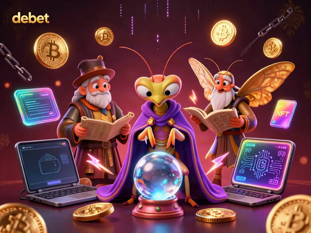 Experience the magic of debet with a fortune teller, librarian, and oracles in a vibrant casino world.