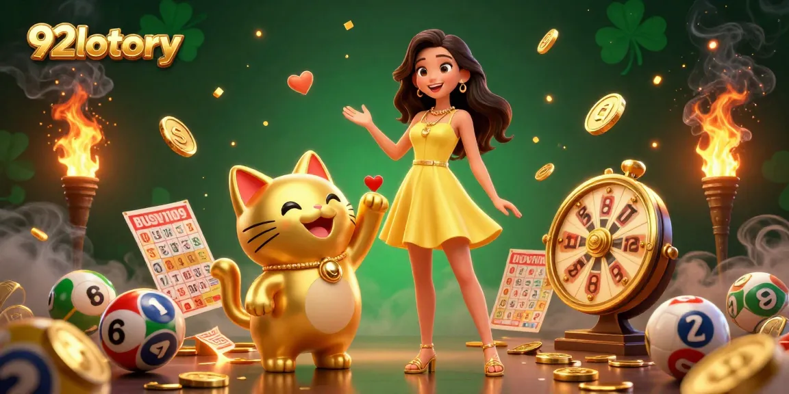 Engage with the thrilling 92lottery experience featuring vibrant lottery elements and a cheerful atmosphere.
