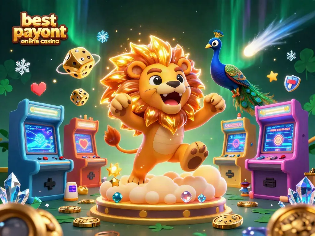 Engage with the best payout online casino showcasing vibrant characters and dynamic game elements in a stunning 3D scene.