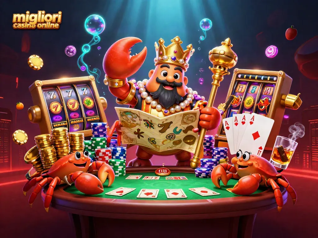 I migliori casino online presentano il granchio imperatore d'oro e slot avvincenti con RTP elevati.