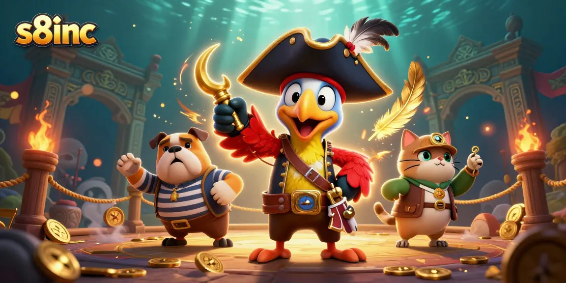 Experience thrilling gaming adventures with s8inc, featuring vibrant characters and dynamic casino elements.