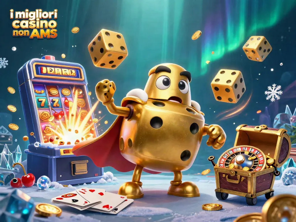 Gioca e vinci nei migliori casino non AAMS con la nostra illustrazione dinamica e accattivante.