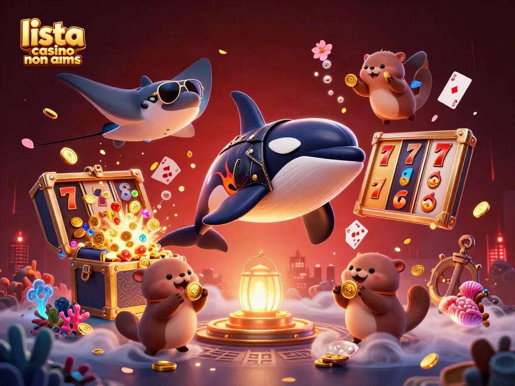 Giocando su lista casino non AAMS con diverse slot e personaggi animati accattivanti.