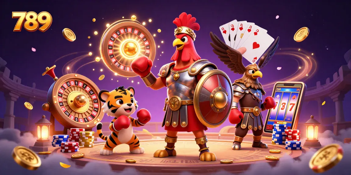 Engage with 789's thrilling gaming experience featuring daring characters and vibrant casino elements.
