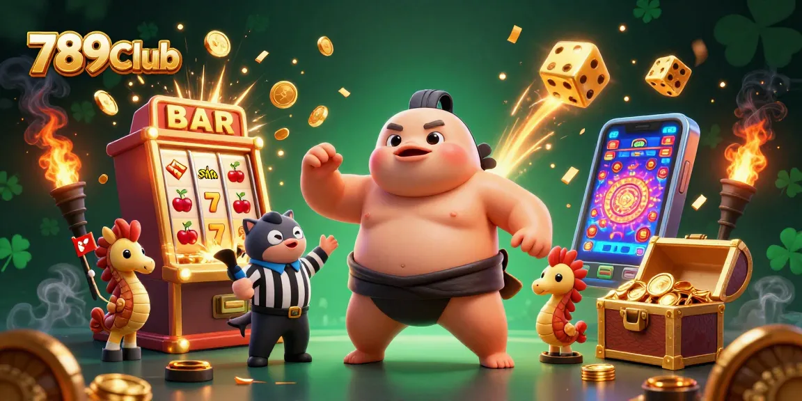 Experience jackpot thrills at 789Club with vibrant characters and lively casino action.