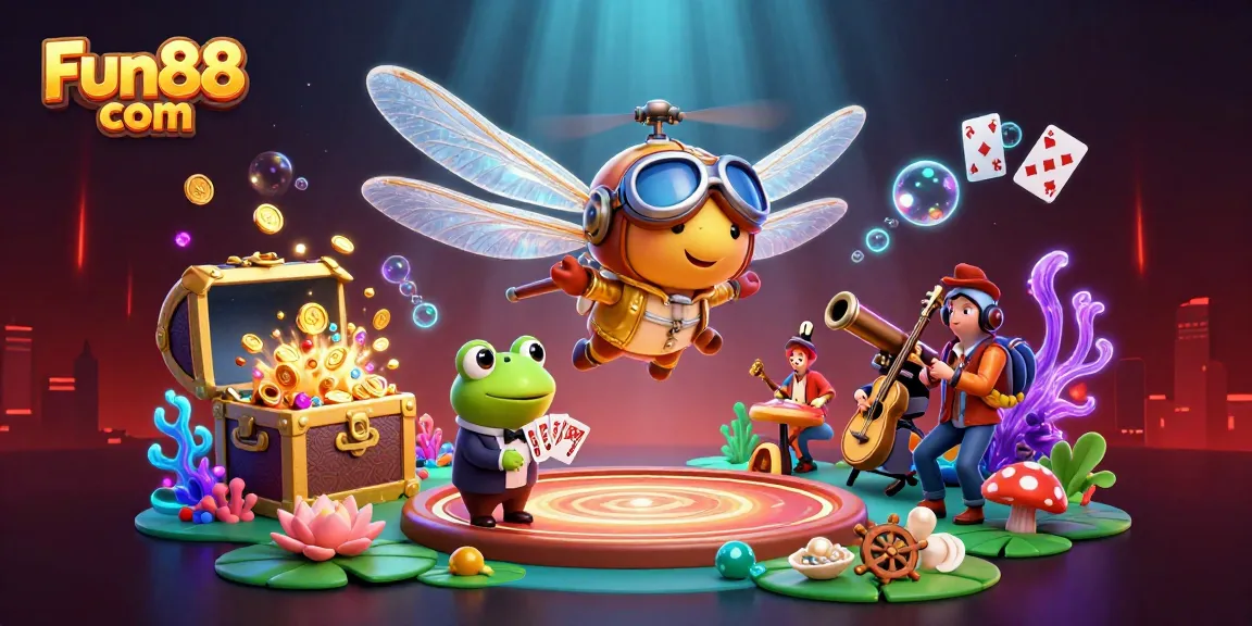 Engage with Fun88 com for an immersive casino experience featuring dynamic characters and vibrant gaming elements.