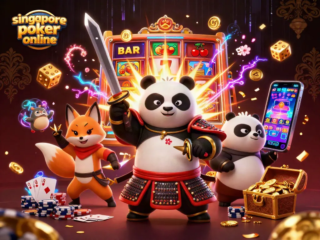 Engage with the excitement of singapore poker online featuring vibrant characters and action-packed elements.