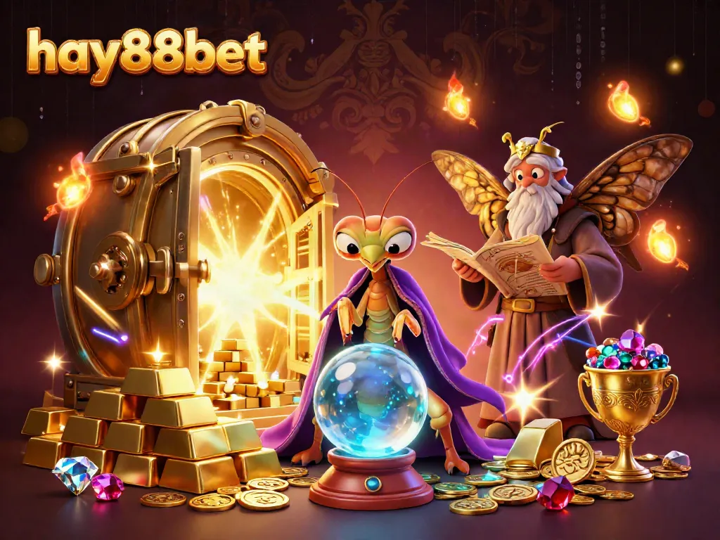 Engage with the vibrant world of hay88bet featuring mystical characters and golden treasures.