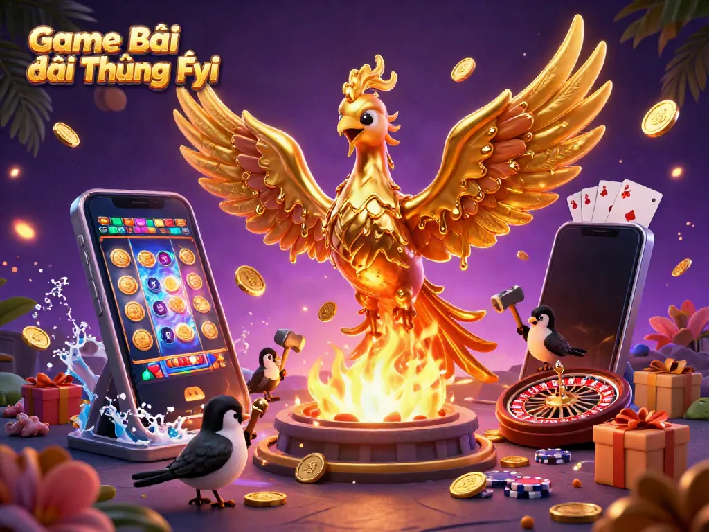 Experience thrilling gameplay with Game Bài Đổi Thưởng Fyi featuring vibrant elements of slots and rewards.
