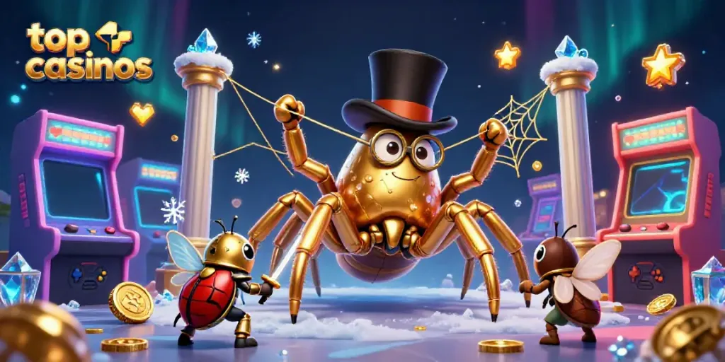 Experience the delight of top crypto casinos featuring unique characters and vibrant gaming elements.
