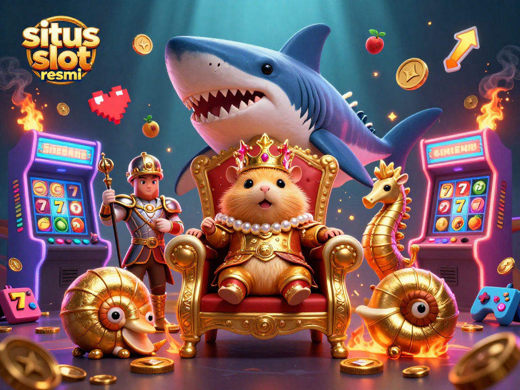 Experience winning strategies at situs slot resmi with engaging colorful slot reels and vibrant game elements.